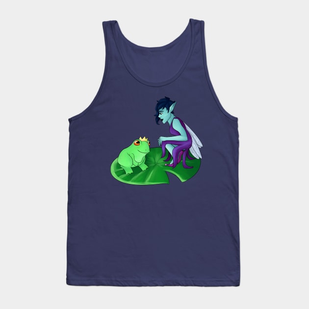 Frog Prince and Fairy Tank Top by chronicallycrafting